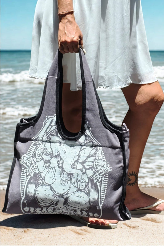 Sac Canvas Bohème Spirit Marron clair– Ganesh