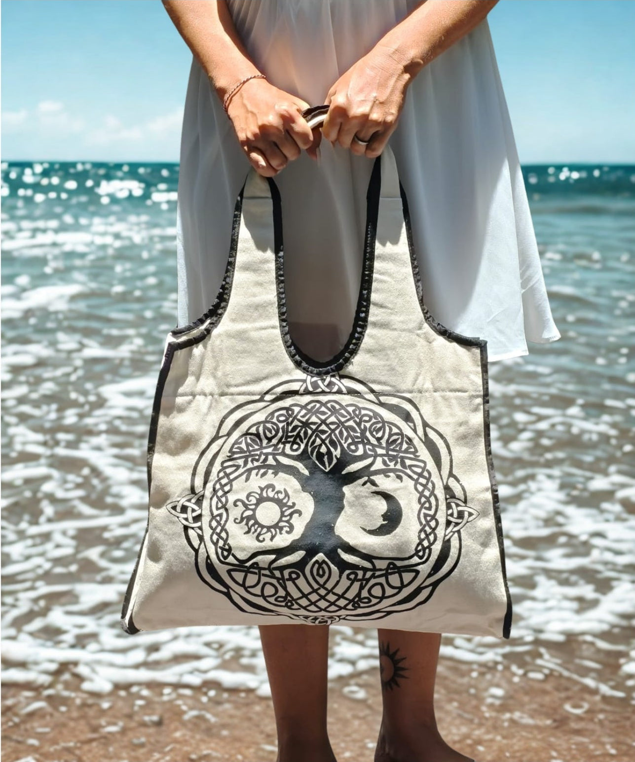 Canvas Bag Bohemian Spirit cream – Tree of Life
